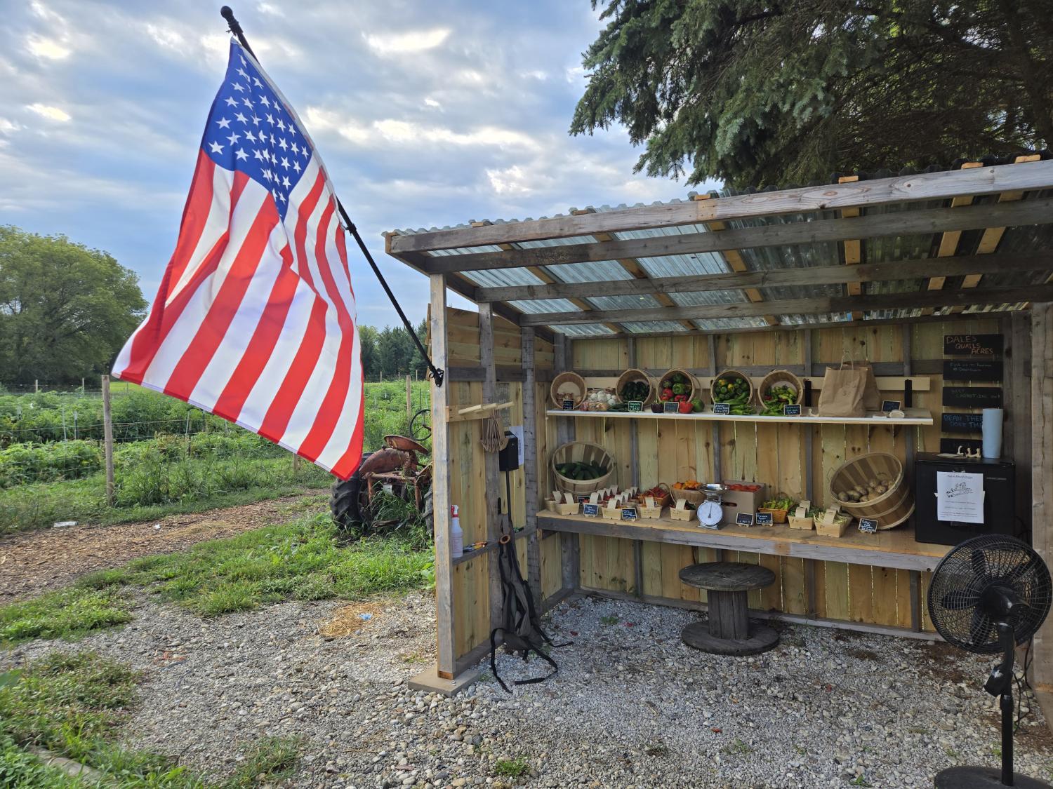 Dale's Quails Acres farmstand